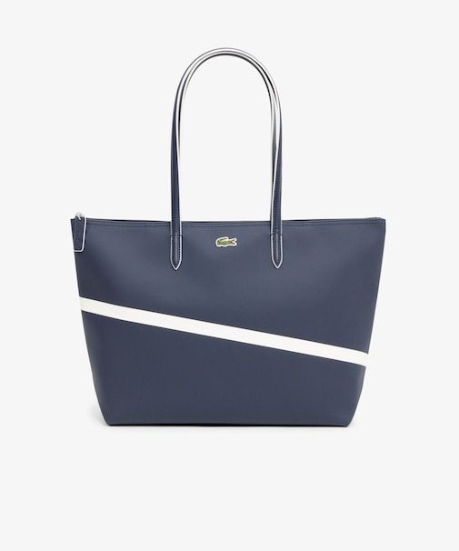 L.12.12 コンセプトシーズナル ストライプ鹿の子トートバッグ