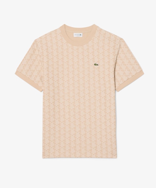 モノグラムジャカードTシャツ｜ラコステの通販｜&mall（アンドモール