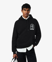 ルネ・ラコステ バックプリントスウェットフーディ