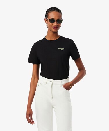 ネーム&ワニロゴパッチ エッセンシャルTシャツ