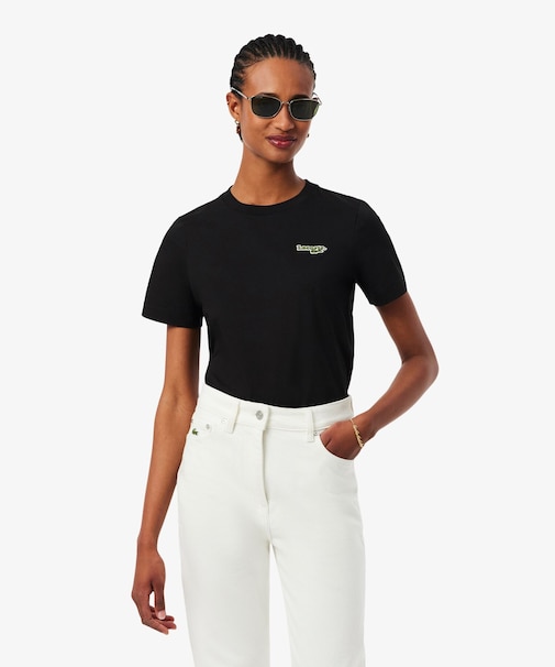 ネーム&ワニロゴパッチ エッセンシャルTシャツ