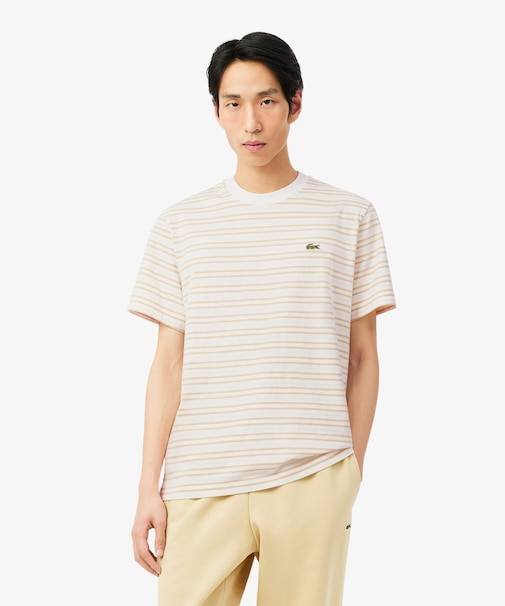 ボーダーコットンTシャツ