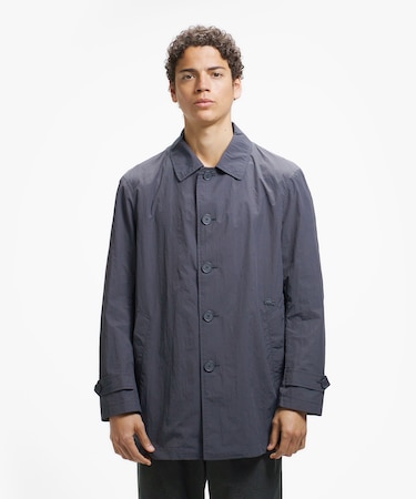 パッカブルナイロンステンカラーコート