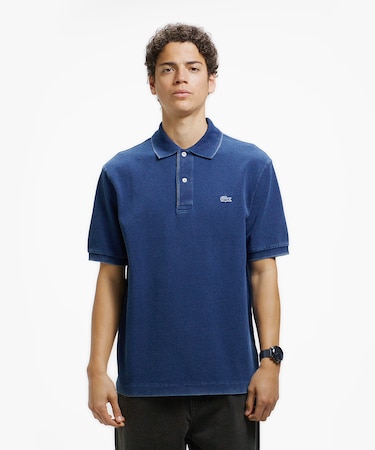 インディゴ ポロシャツ