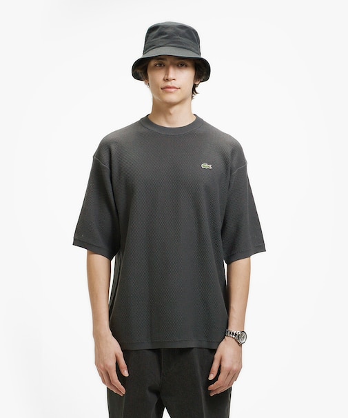 鹿の子メッシュニットTシャツ