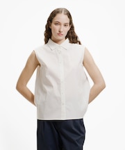 ノースリーブAラインシャツ