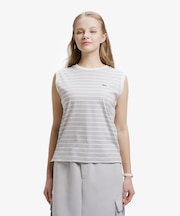 ノースリーブボーダーTシャツ