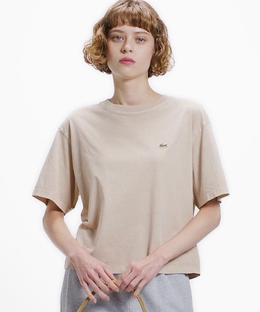 クロップド丈 ピグメントダイTシャツ