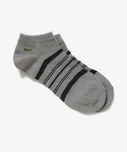 メッシュ切り替えボーダーくるぶし丈ソックス 25-27cm