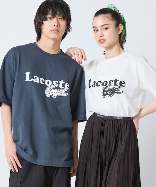 オンライン限定】鹿の子地リラックスフィットTシャツ｜ラコステの通販