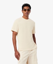 コットンメッシュニットTシャツ