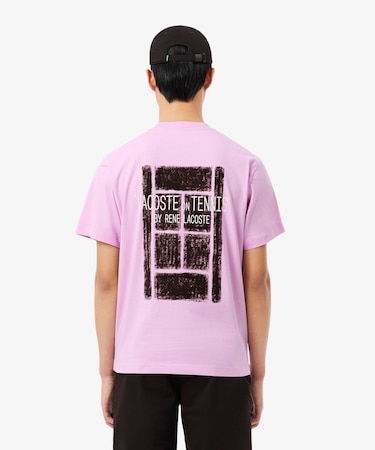 テニスコートバックプリントTシャツ