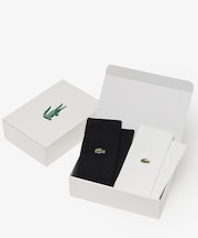 ワニロゴ 1×1リブソックス2足セット