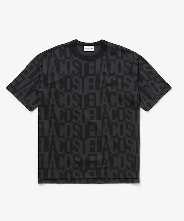 クールマックスブランドネームロゴ総柄Tシャツ