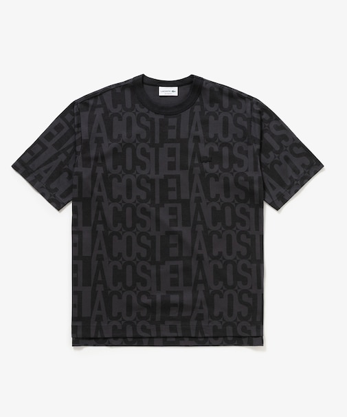 クールマックスブランドネームロゴ総柄Tシャツ