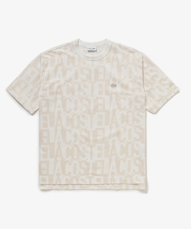 クールマックスブランドネームロゴ総柄Tシャツ