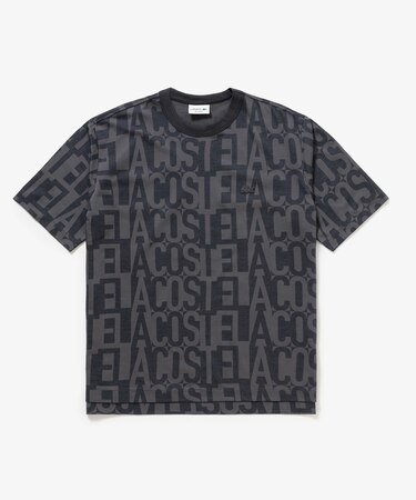 クールマックスブランドネームロゴ総柄Tシャツ