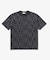 クールマックスブランドネームロゴ総柄Tシャツ
