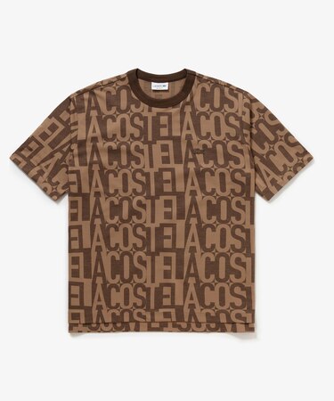 クールマックスブランドネームロゴ総柄Tシャツ