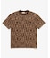クールマックスブランドネームロゴ総柄Tシャツ