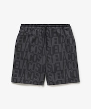 クールマックスブランドネームロゴ総柄ショートパンツ