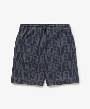 クールマックスブランドネームロゴ総柄ショートパンツ