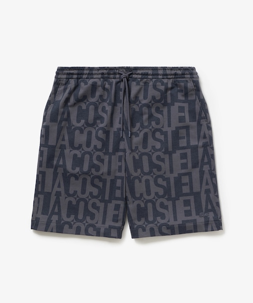 クールマックスブランドネームロゴ総柄ショートパンツ