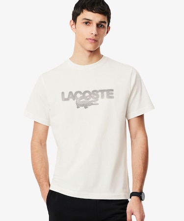 グラフィックプリントコットンTシャツ
