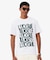リピートロゴプリントコットンTシャツ