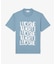 リピートロゴプリントコットンTシャツ