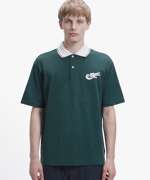 人気のボーダー　LACOSTE　ラコステ　ワニロゴ　ボーダー　半袖ポロシャツ　5 ワニロゴグラフィックボーダーポロシャツ｜ラコステの通販｜&mall