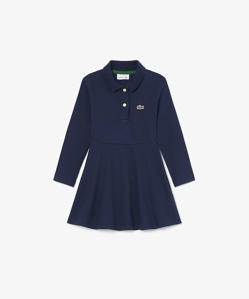 【EC限定】GIRLSストレッチピケポロドレス
