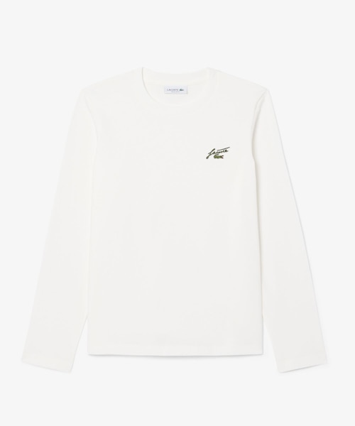 シグネチャーワッペンロングスリーブTシャツ｜ラコステの通販｜&mall