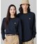 【オンライン限定】LACOSTE  オーバーサイズ 配色ラインリブ ロングスリーブTシャツ