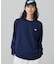 【オンライン限定】LACOSTE  オーバーサイズ 配色ラインリブ ロングスリーブTシャツ