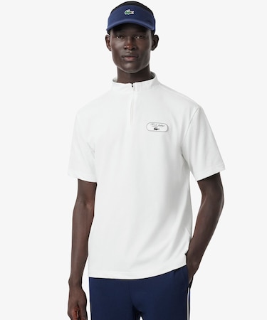 テニスヘリテージハーフジップウルトラドライTシャツ