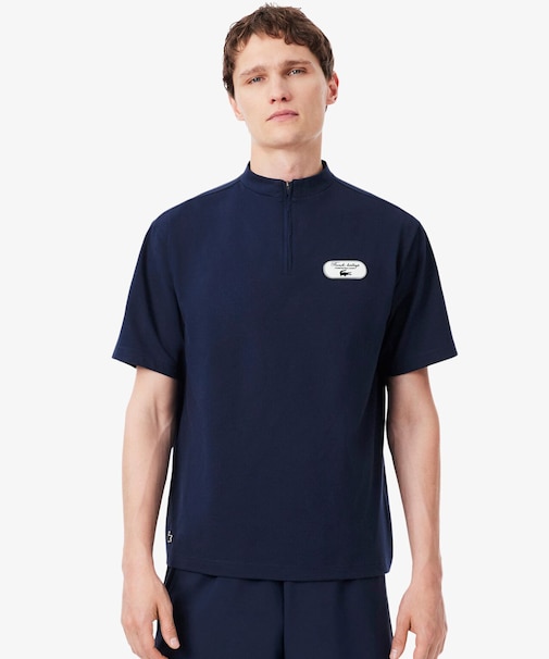 テニスヘリテージハーフジップウルトラドライTシャツ