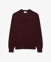 カシミヤブレンドリヨセルクルーネックニット
