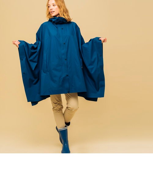 レディース ポンチョ レインコート 透湿防水 ジブル ポンチョ - AIGLE