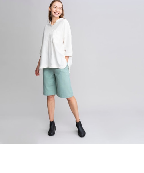 撥水 ホップサップ ベルト クロップ ワイドパンツ