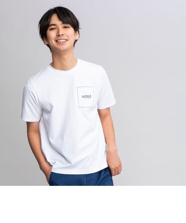 吸水速乾 AIGLE ポケット Ｔシャツ