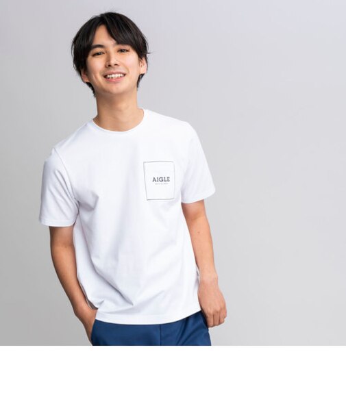 吸水速乾 AIGLE ポケット Ｔシャツ