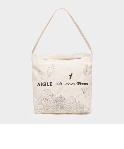 AIGLE チャリティ グラフィック キャンバストート