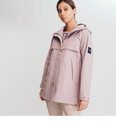 透湿防水 ラウンドヘム パーカ