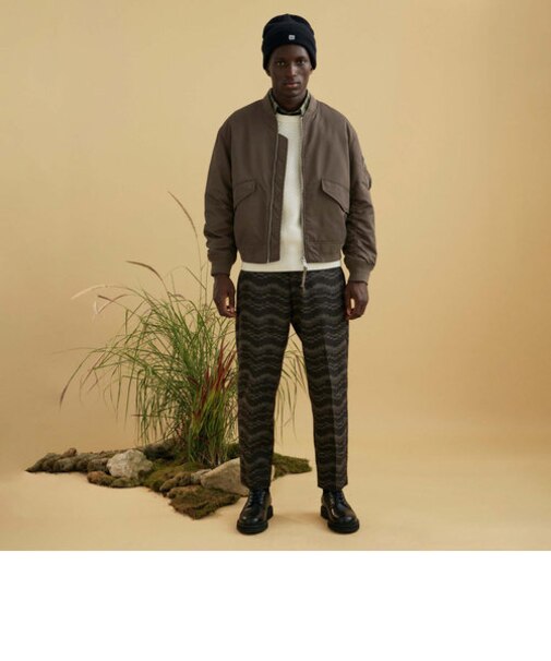 撥水キルトボマージャケット