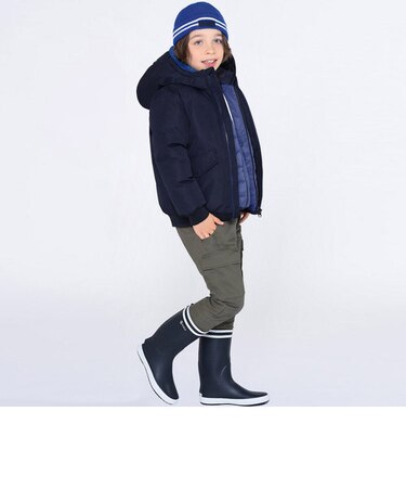 撥水 パデッドフーデッドジャケット