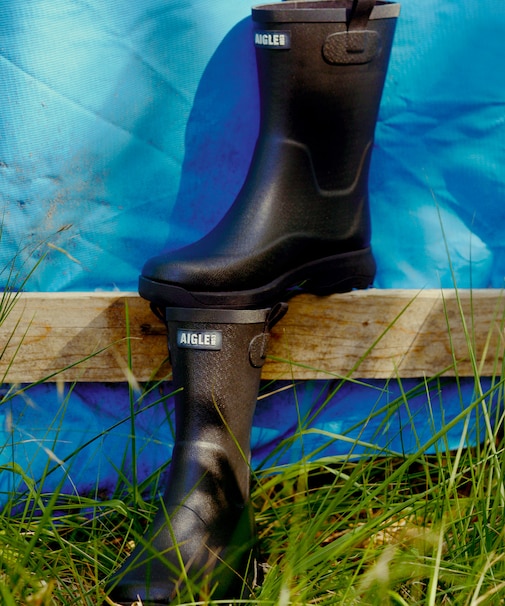 防水 アリア ラバーハンティングブーツ