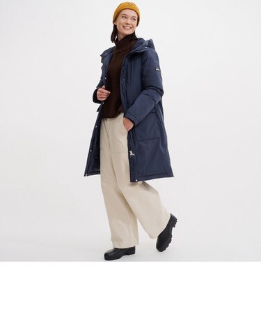 撥水 ロングダウンジャケット