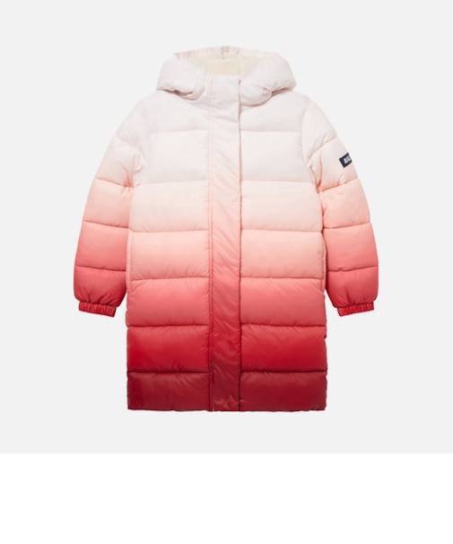 オールオーバープリントパデッドフーデッドジャケット