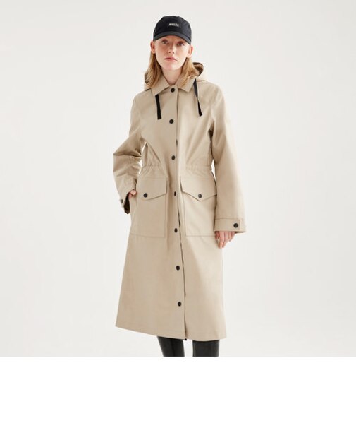 ゴアテックス ロングレインコート